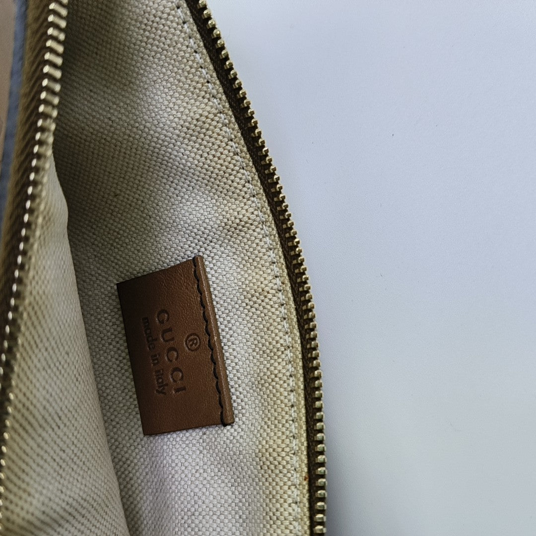 Monogram Canvas Tote Bag Brown