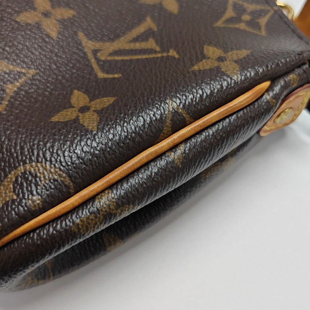 EVA Monogram Coated Canvas Brown