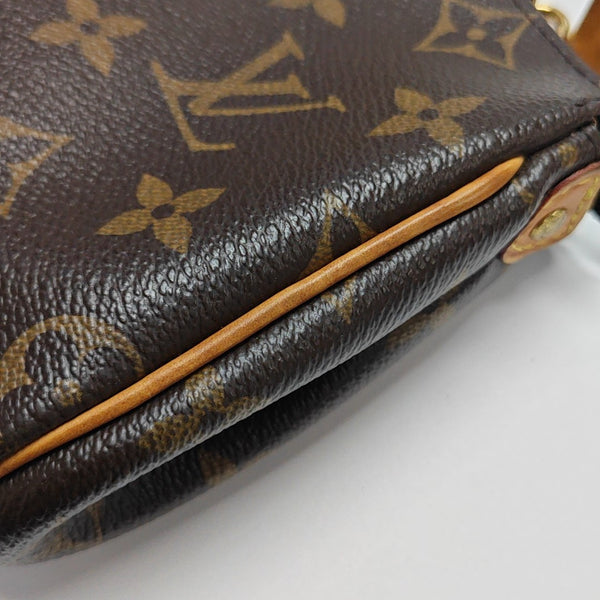 EVA Monogram Coated Canvas Brown