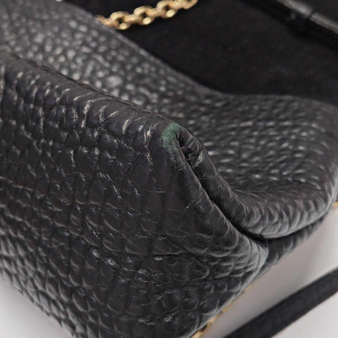 Langley Calfskin Black