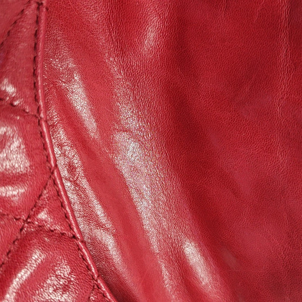 Quilted Calfskin Shoulder Bag Red