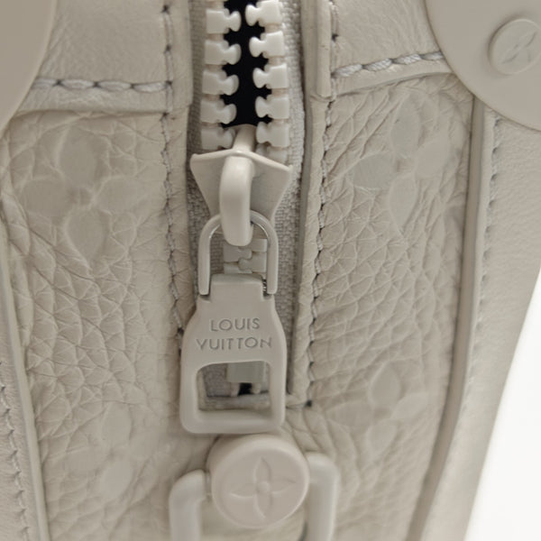 SOFT TRUNK Monogram Calfskin White
