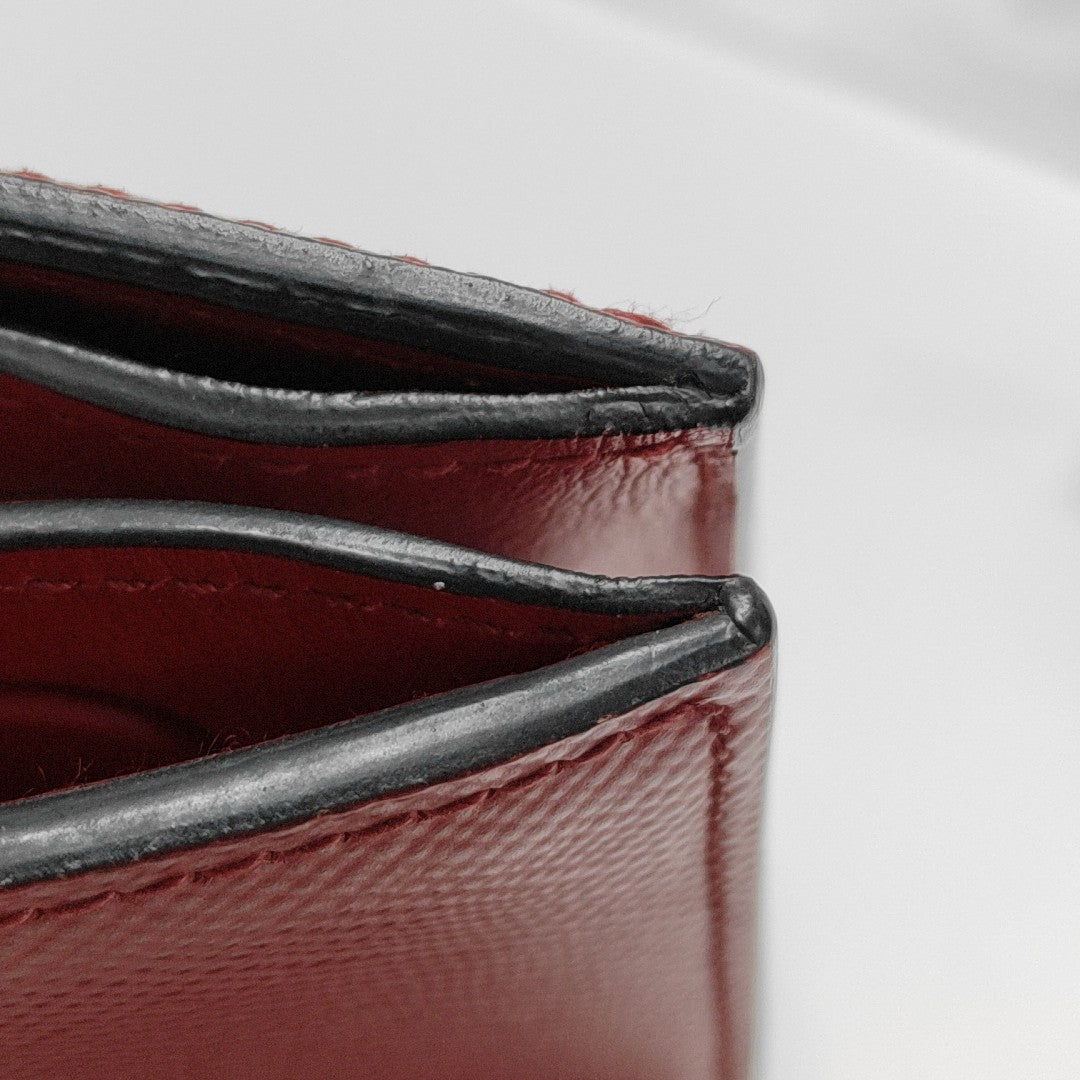 Monochrome Calfskin Red