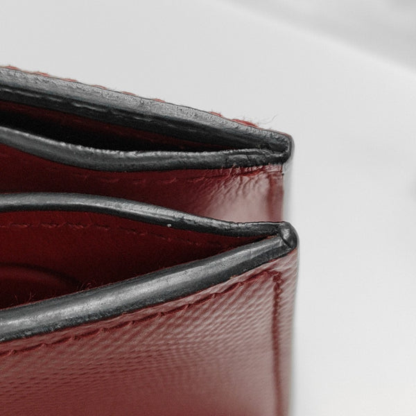 Monochrome Calfskin Red