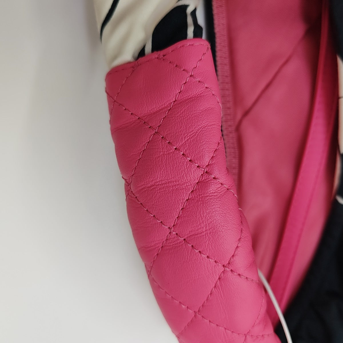 Quilted Canvas Shoulder Bag Small Multicolor
