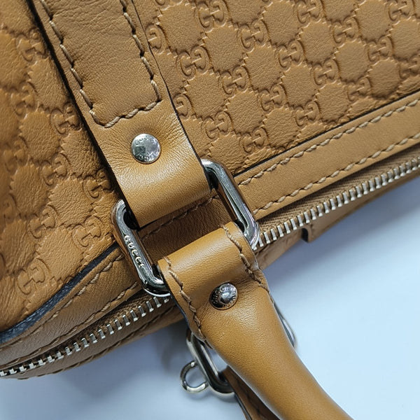 Microguccissima Monogram Calfskin Yellow