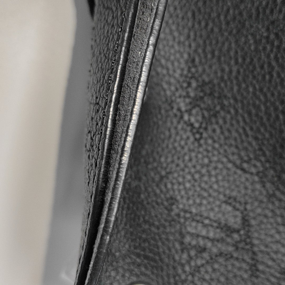 BELLA Monogram Calfskin Black