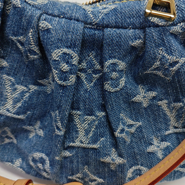 Pochette Valley Monogram Denim Blue