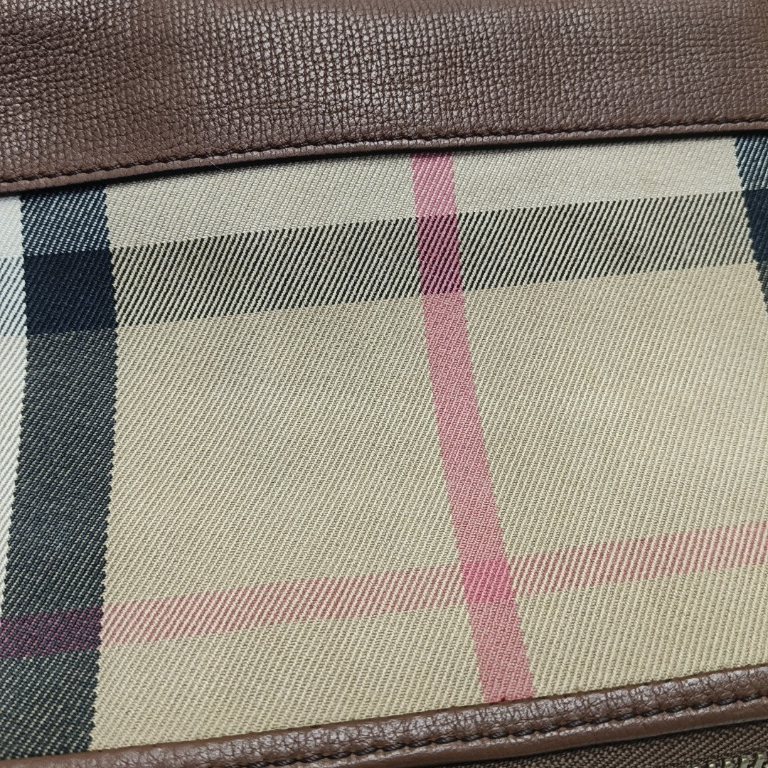 Canvas Shoulder Bag Brown