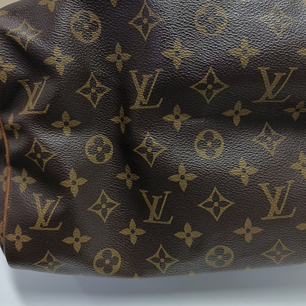 SPEEDY 30 Monogram Coated Canvas Brown