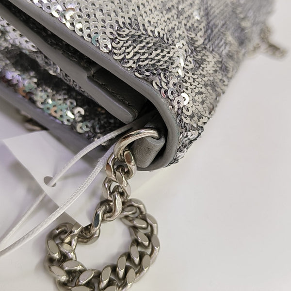 Hourglass Small Sequins Silver