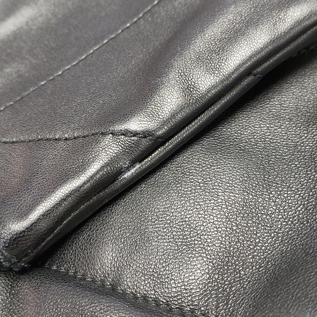 JAMIE POCHON Lambskin Black