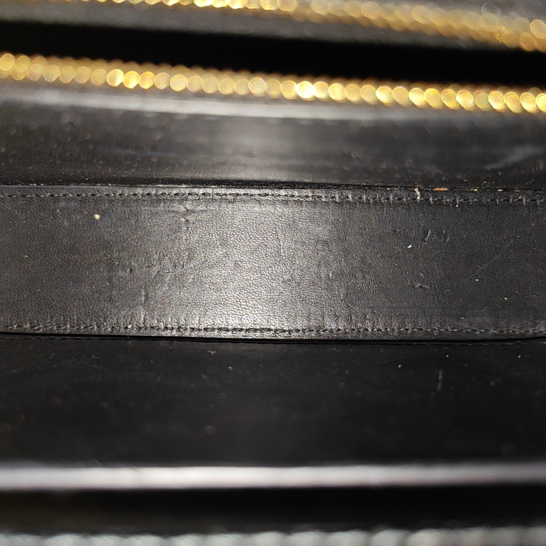 Sharp Calfskin Black