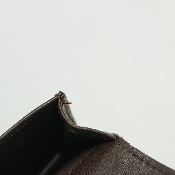 Lambskin Card Holder Brown