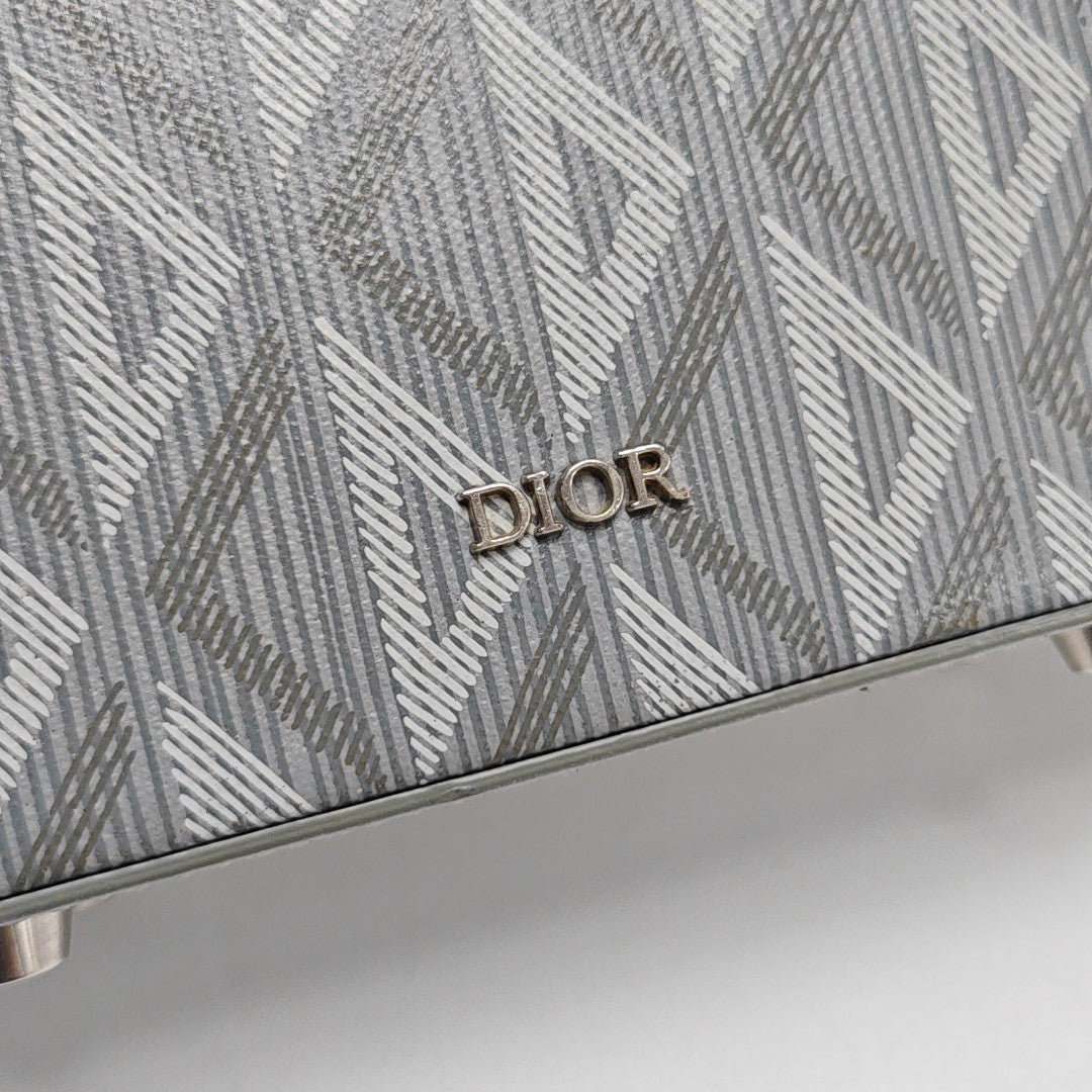 Lock Oblique Coated Canvas Gray