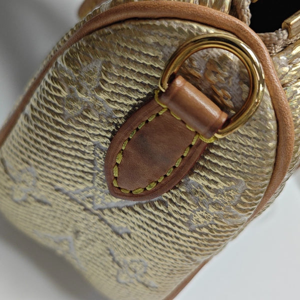 SPEEDY Nano Monogram Special Material Gold