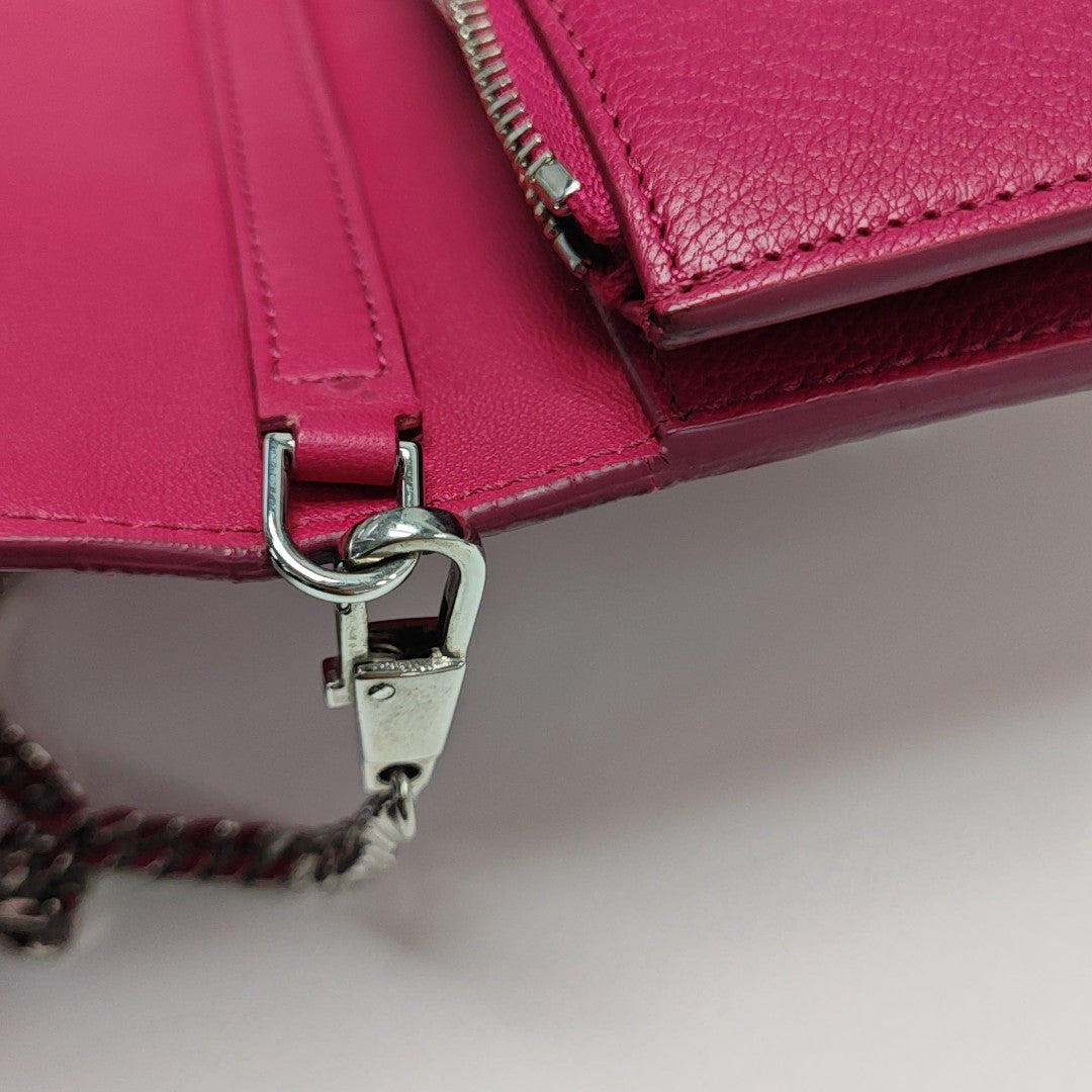 Calfskin Shoulder Bag Red