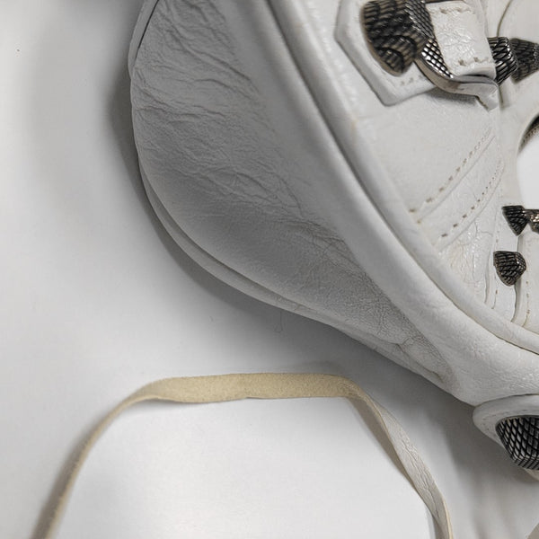 Le Cagole Mini Calfskin White