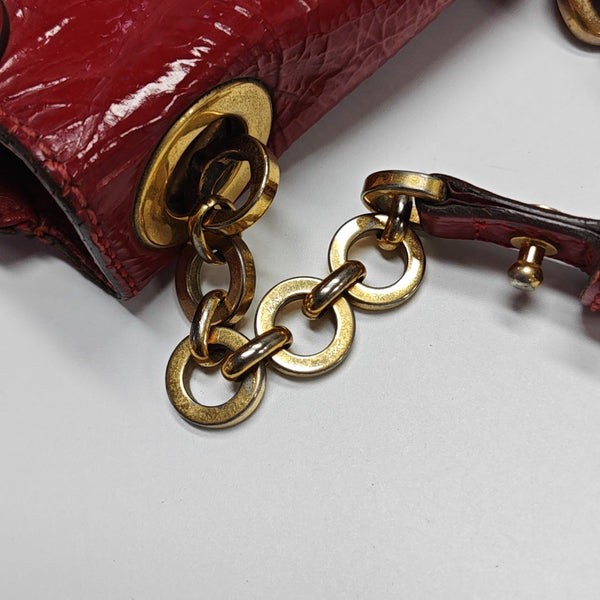 Quilted Calfskin Red