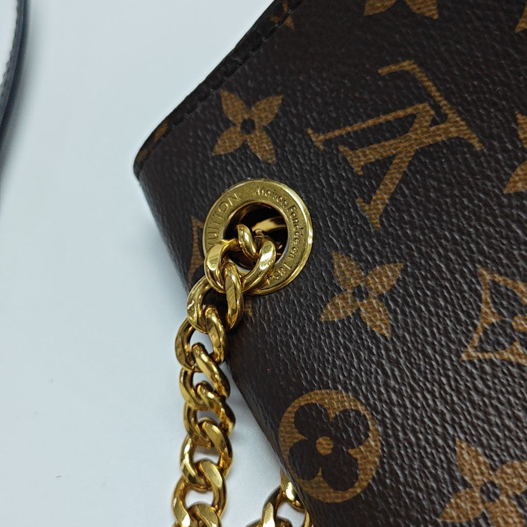 PASSY Monogram Coated Canvas Brown