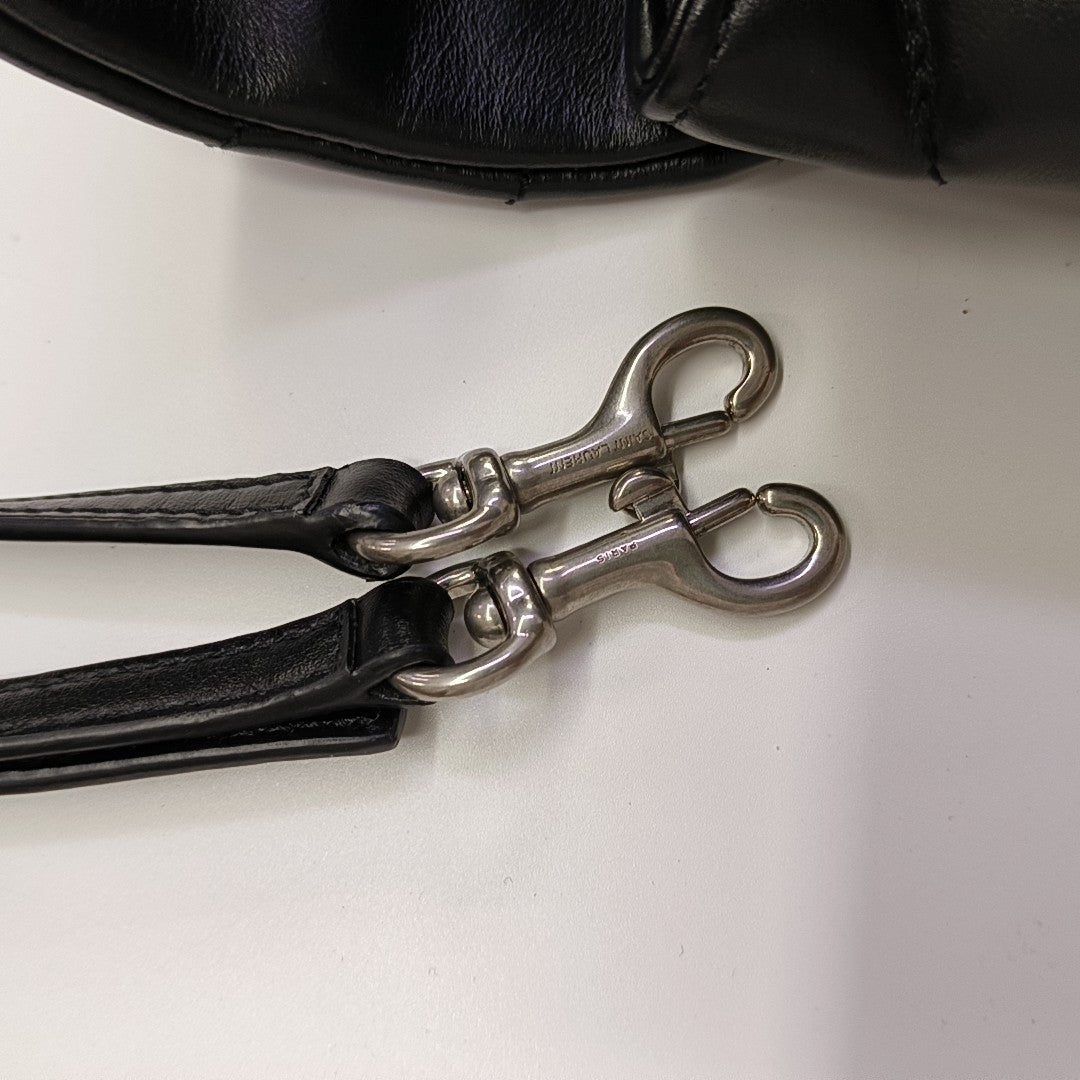 LOULOU Extra Small Chevron Calfskin Black