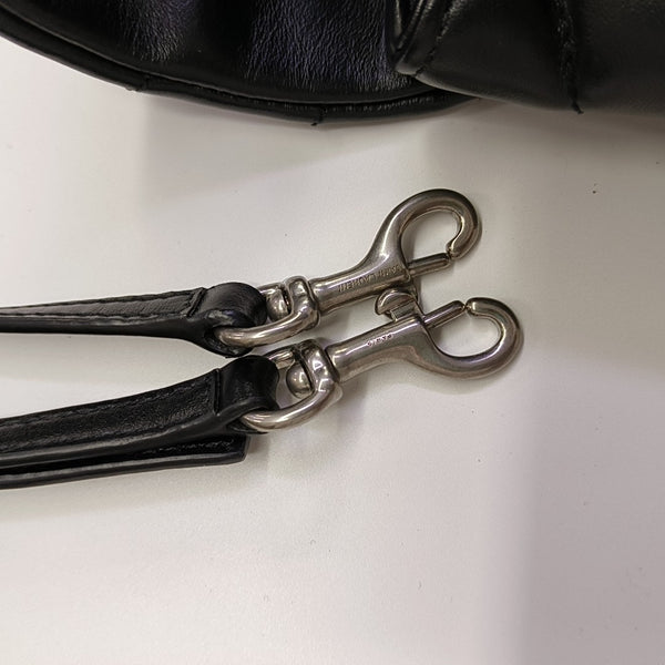 LOULOU Extra Small Chevron Calfskin Black
