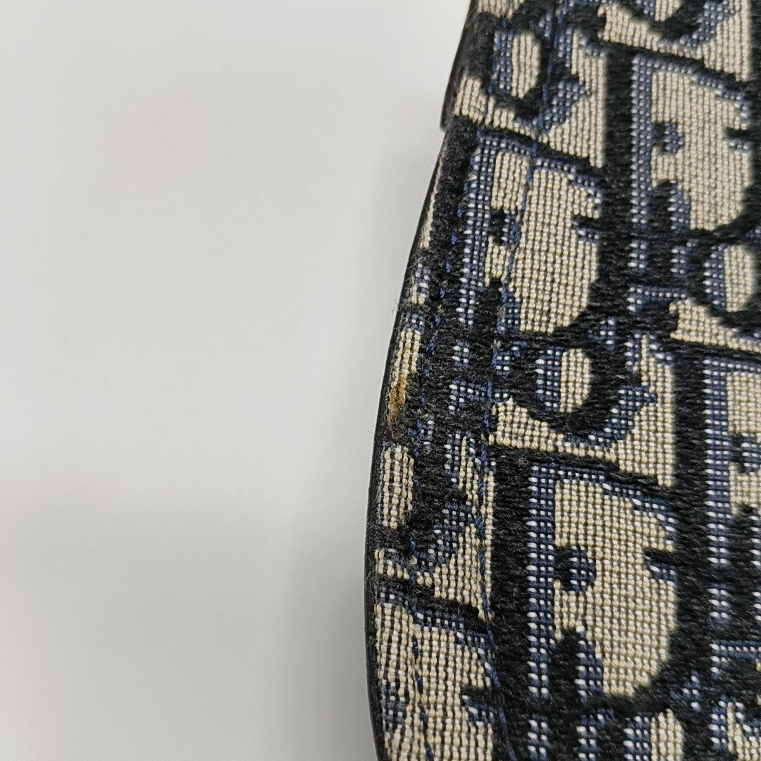 Saddle Monogram Canvas Azul
