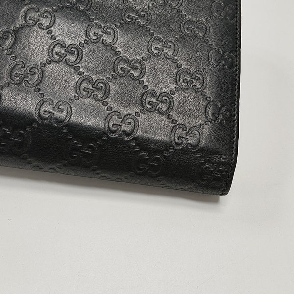 Monogram Calfskin Clutch Black