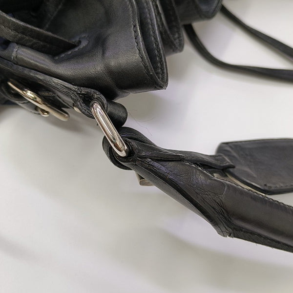 Nylon Shoulder Bag Blue