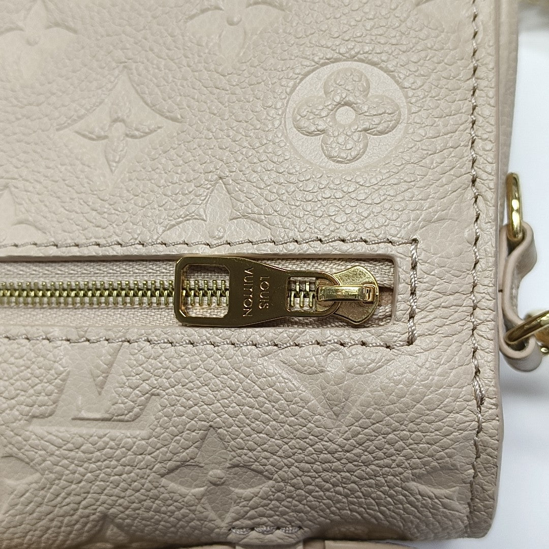 MÉTIS EAST WEST Monogram Calfskin Beige