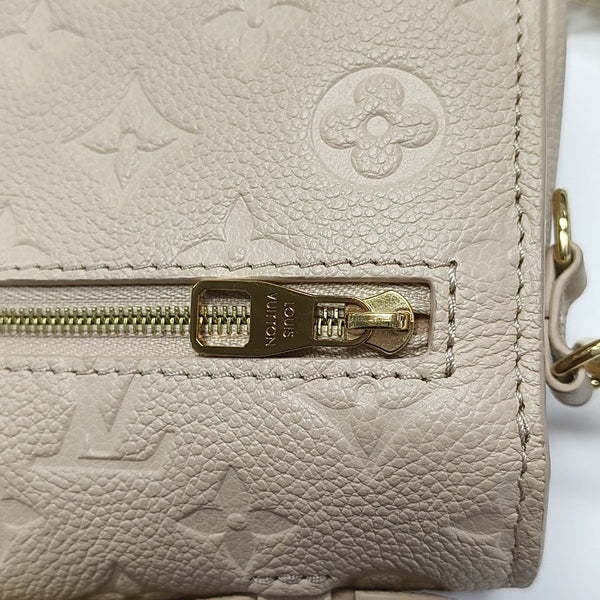 MÉTIS EAST WEST Monogram Calfskin Beige