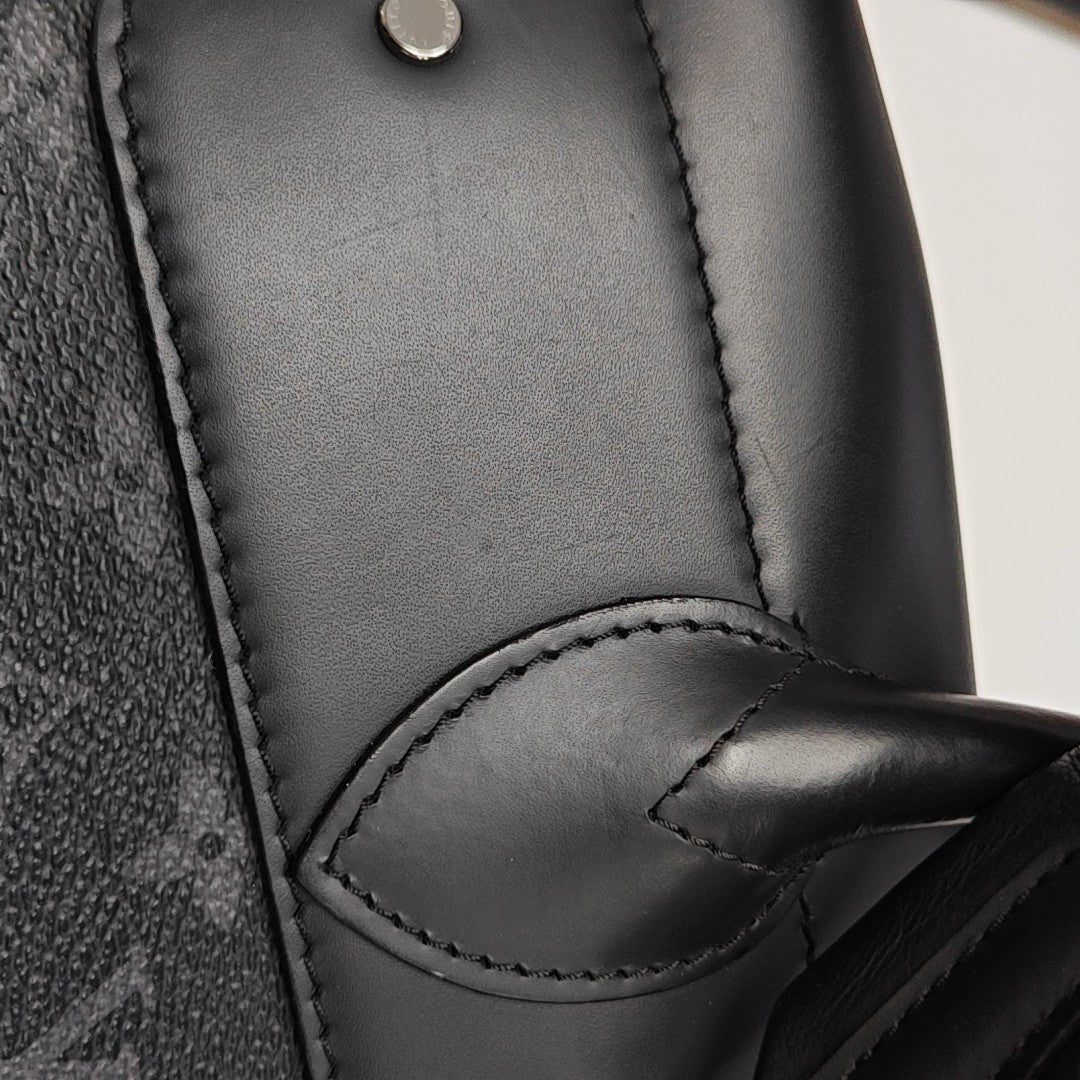 STEAMER Monogram Coated Canvas Black