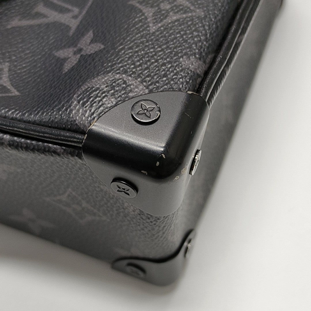 SOFT TRUNK Mini Monogram Coated Canvas Black
