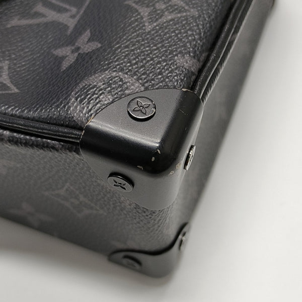 SOFT TRUNK Mini Monogram Coated Canvas Black