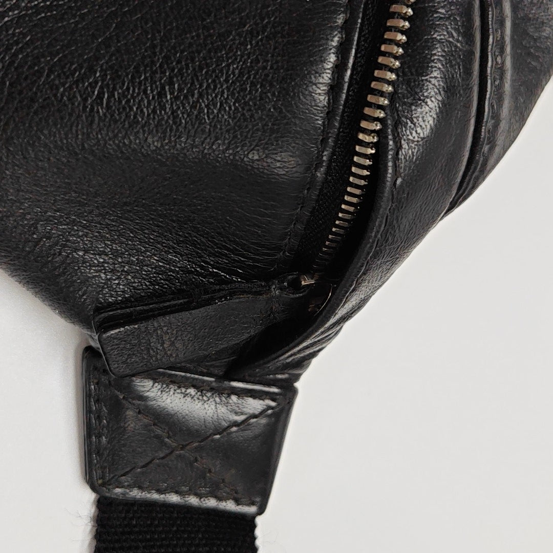 Calfskin Belt Bag Black