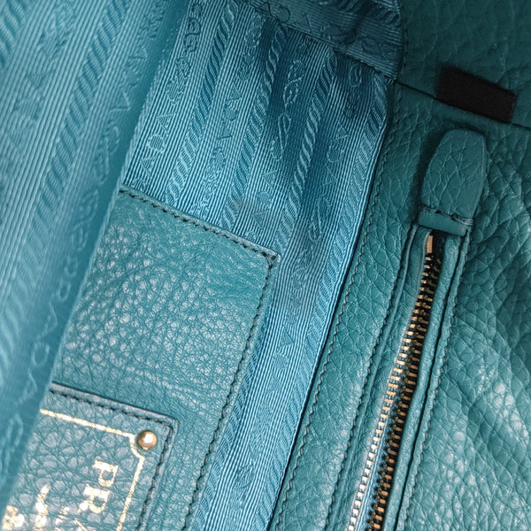 Calfskin Tote Bag Blue