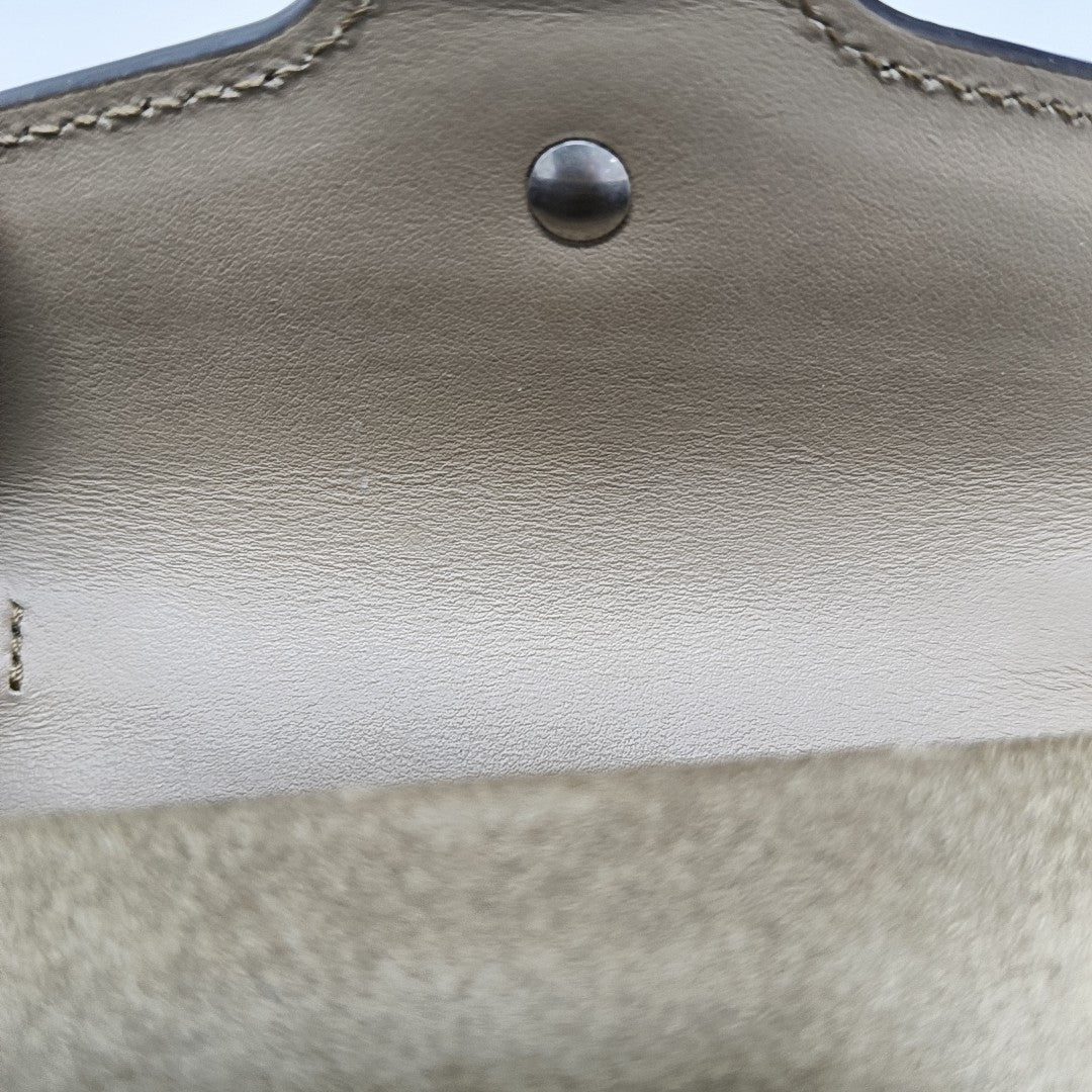 Dionysus Super Mini Monogram Coated Canvas Beige