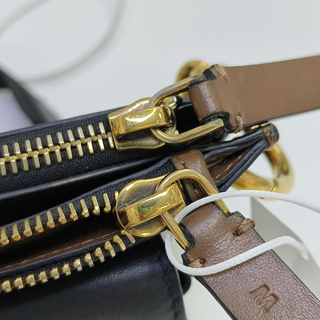Calfskin Shoulder Bag Multicolor