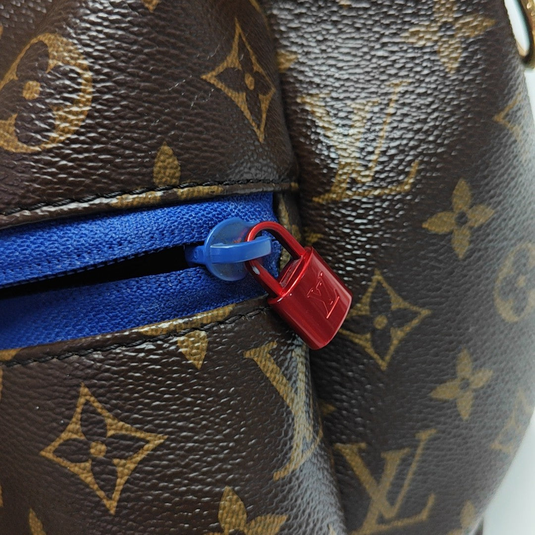 JOSH Monogram Coated Canvas Brown