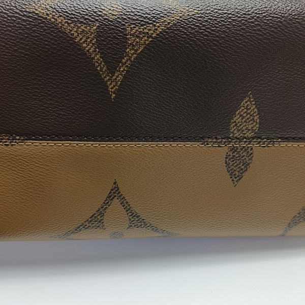 ONTHEGO MM Monogram Coated Canvas Brown