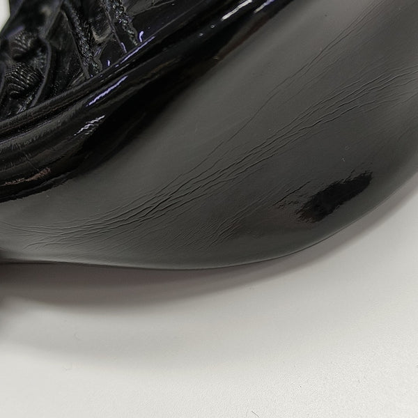 Le Cagole Mini Patent Leather Black