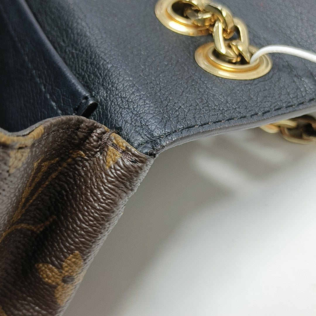 MARCEAU Monogram Coated Canvas Brown
