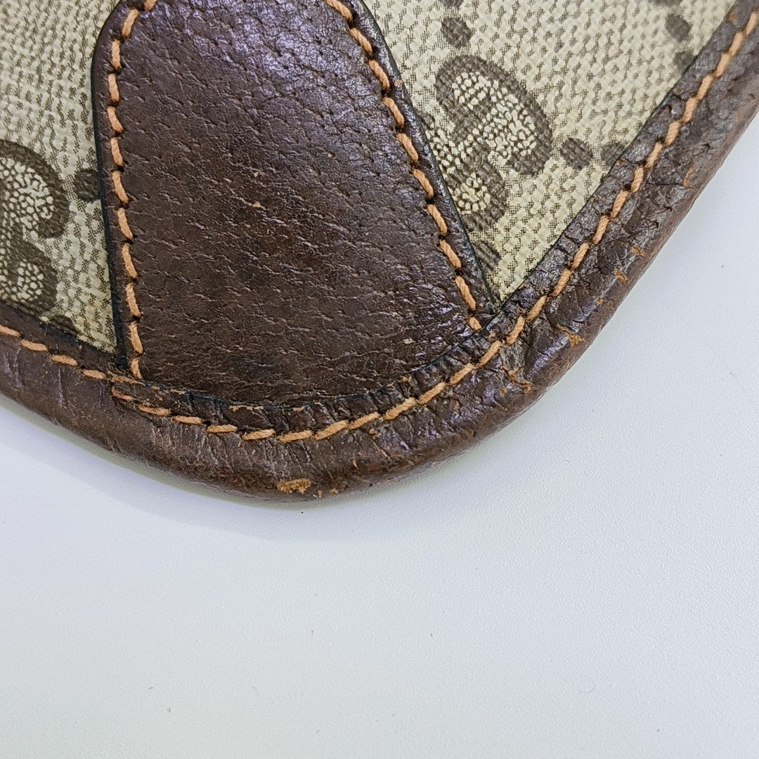 Ophidia Mini Monogram Coated Canvas Beige