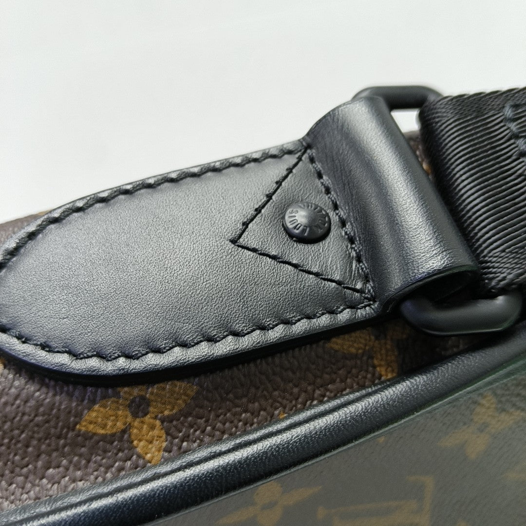S LOCK PM Monogram Coated Canvas Brown