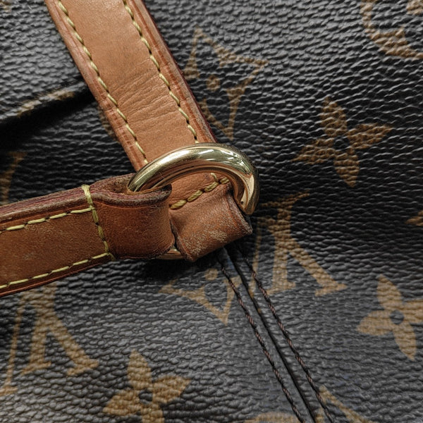 TOTALLY MM Monogram Coated Canvas Brown