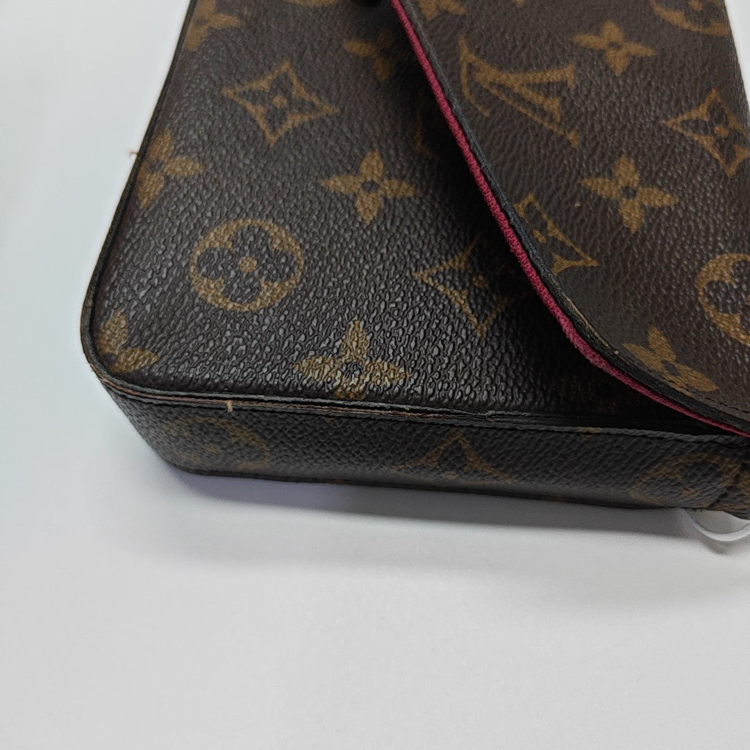 FÉLICIE Monogram Coated Canvas Brown