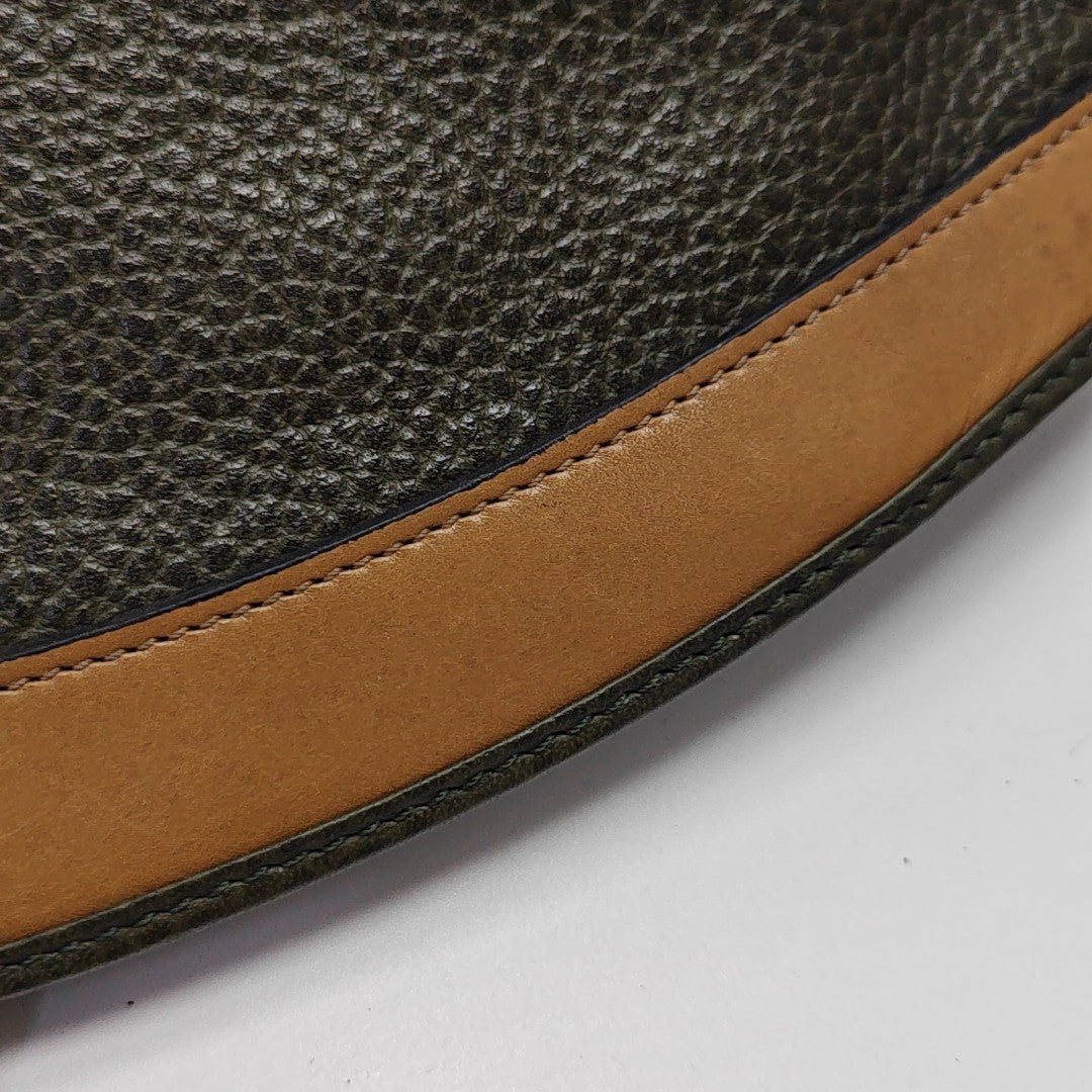 Calfskin Clutch Green