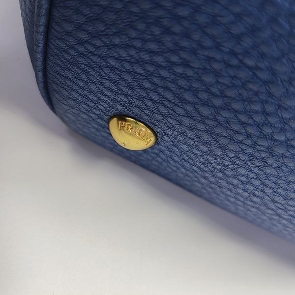 Calfskin Tote Bag Blue