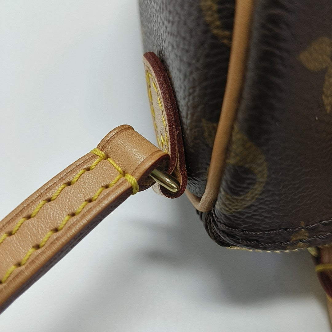 SPEEDY Nano Monogram Coated Canvas Brown