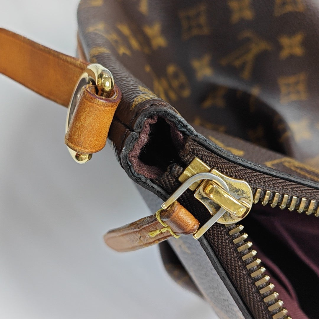 BOETIE PM Monogram Coated Canvas Brown